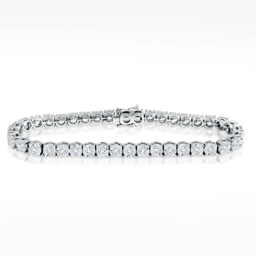 12.78ct Diamond White Gold Bracelet