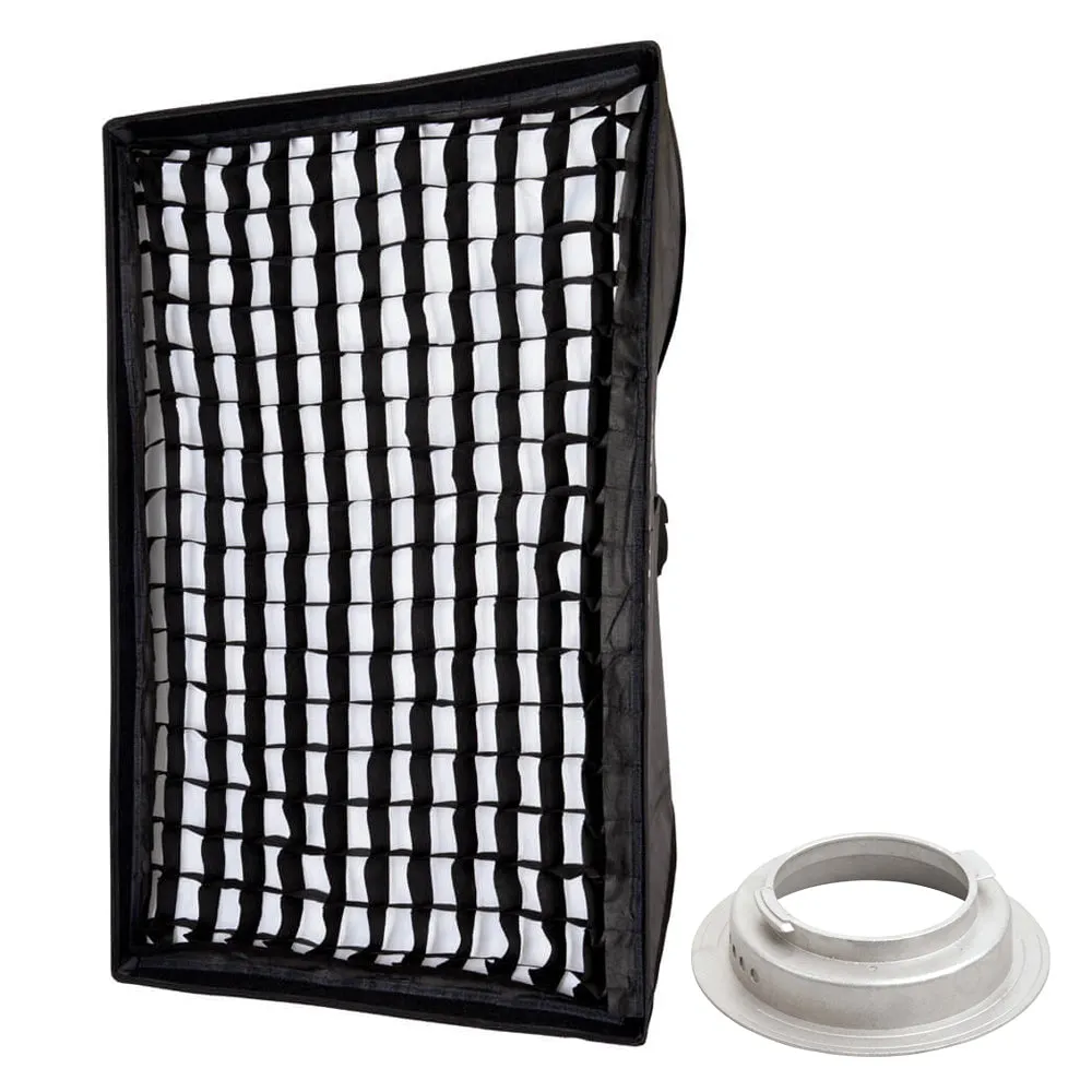 60x90cm (2'x3') Strobe Rectangular Softbox with Optional Mounting Ring