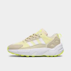 adidas Originals Women's ZX 22 Boost Sand / Cloud White - Yellow Tint