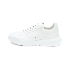 Alexander McQueen Court Trainers White Leather