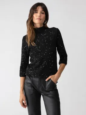 Almost Holiday Blouse Black