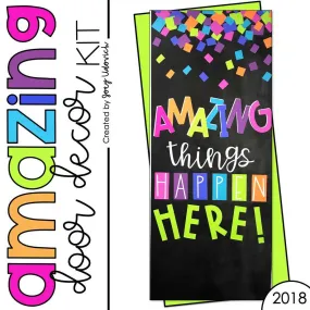 Amazing Things | Printable Door Decor or Bulletin Board | Joey Udovich