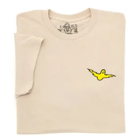 Bird Lightning S/S T-Shirt (Sand / Yellow)