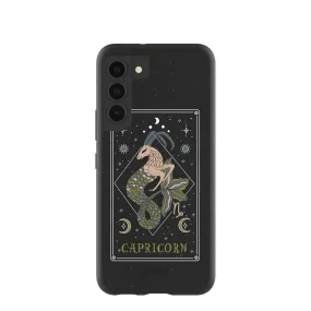 Black Capricorn Samsung Galaxy S22 Case