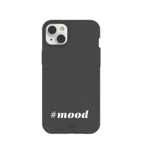 Black #mood iPhone 14 Plus Case with MagSafe Module