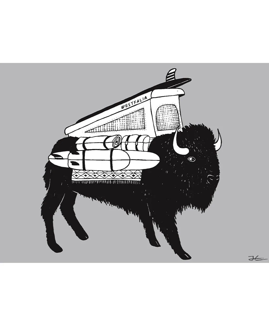 Buffalomobile - Print/ Framed Print