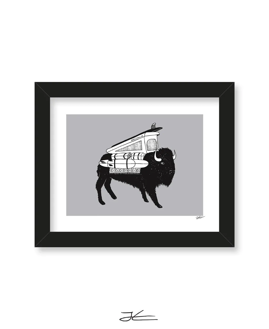 Buffalomobile - Print/ Framed Print