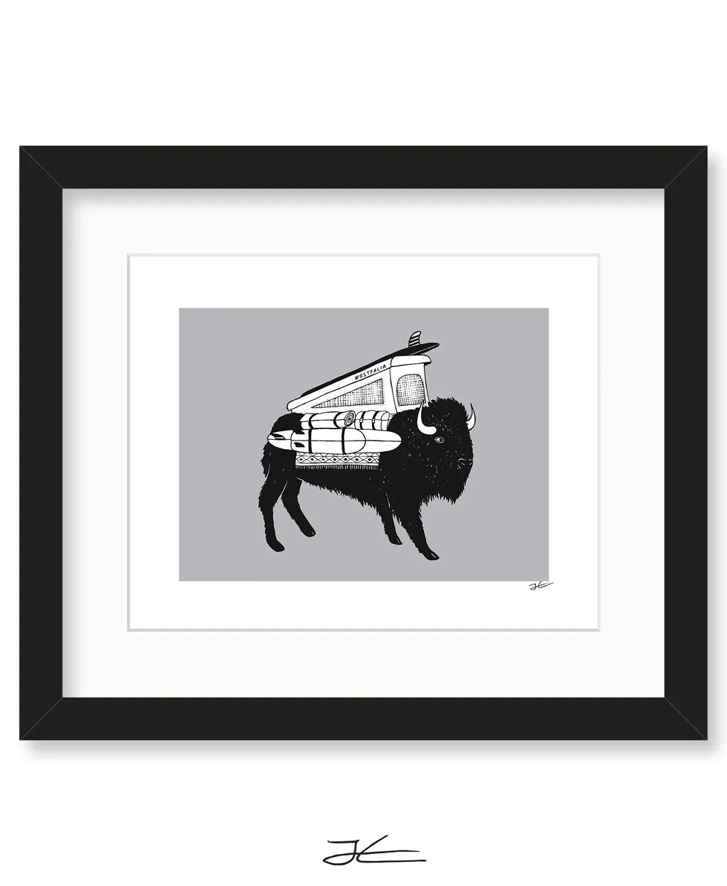 Buffalomobile - Print/ Framed Print