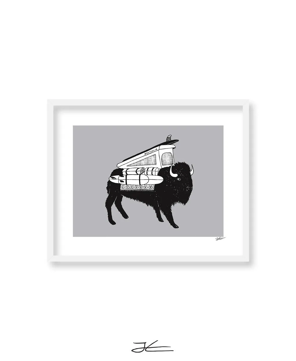 Buffalomobile - Print/ Framed Print