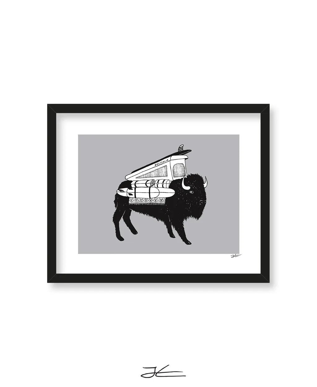 Buffalomobile - Print/ Framed Print