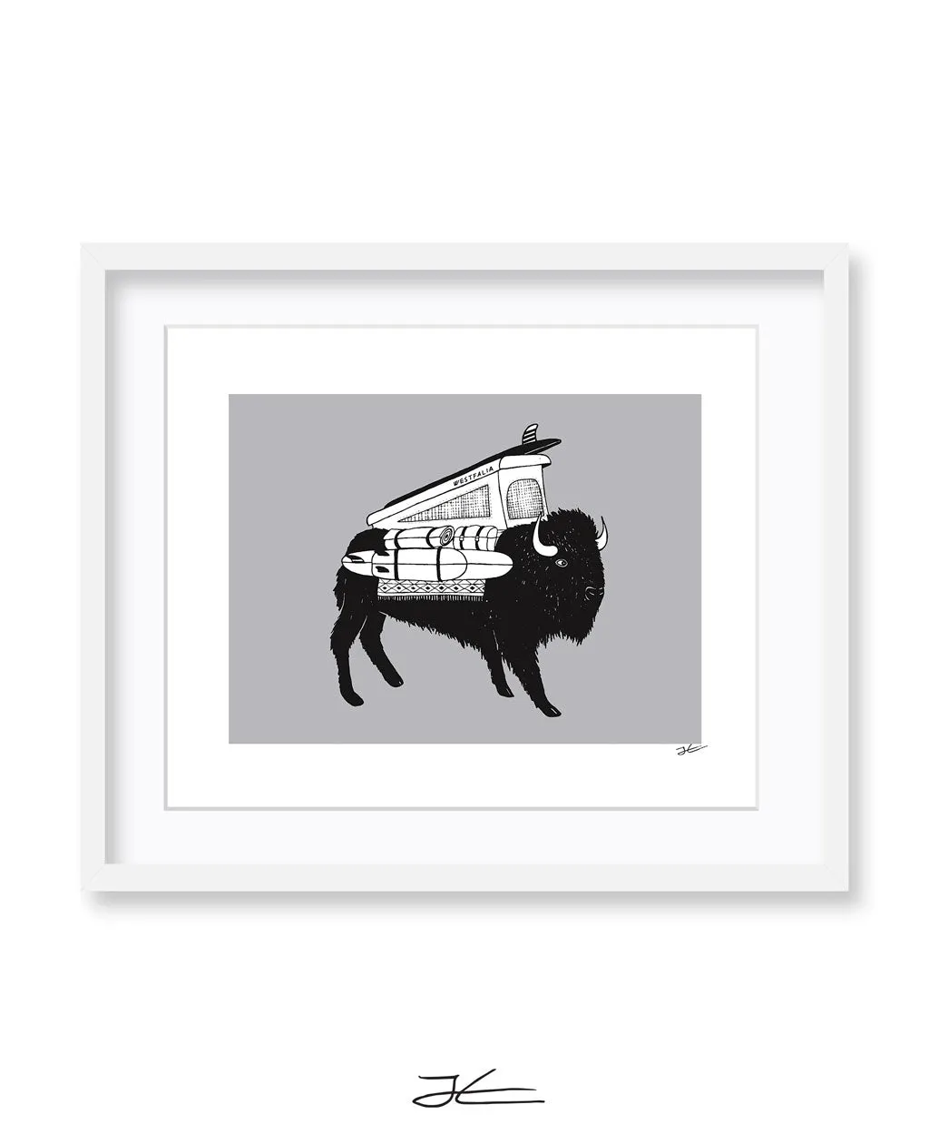 Buffalomobile - Print/ Framed Print