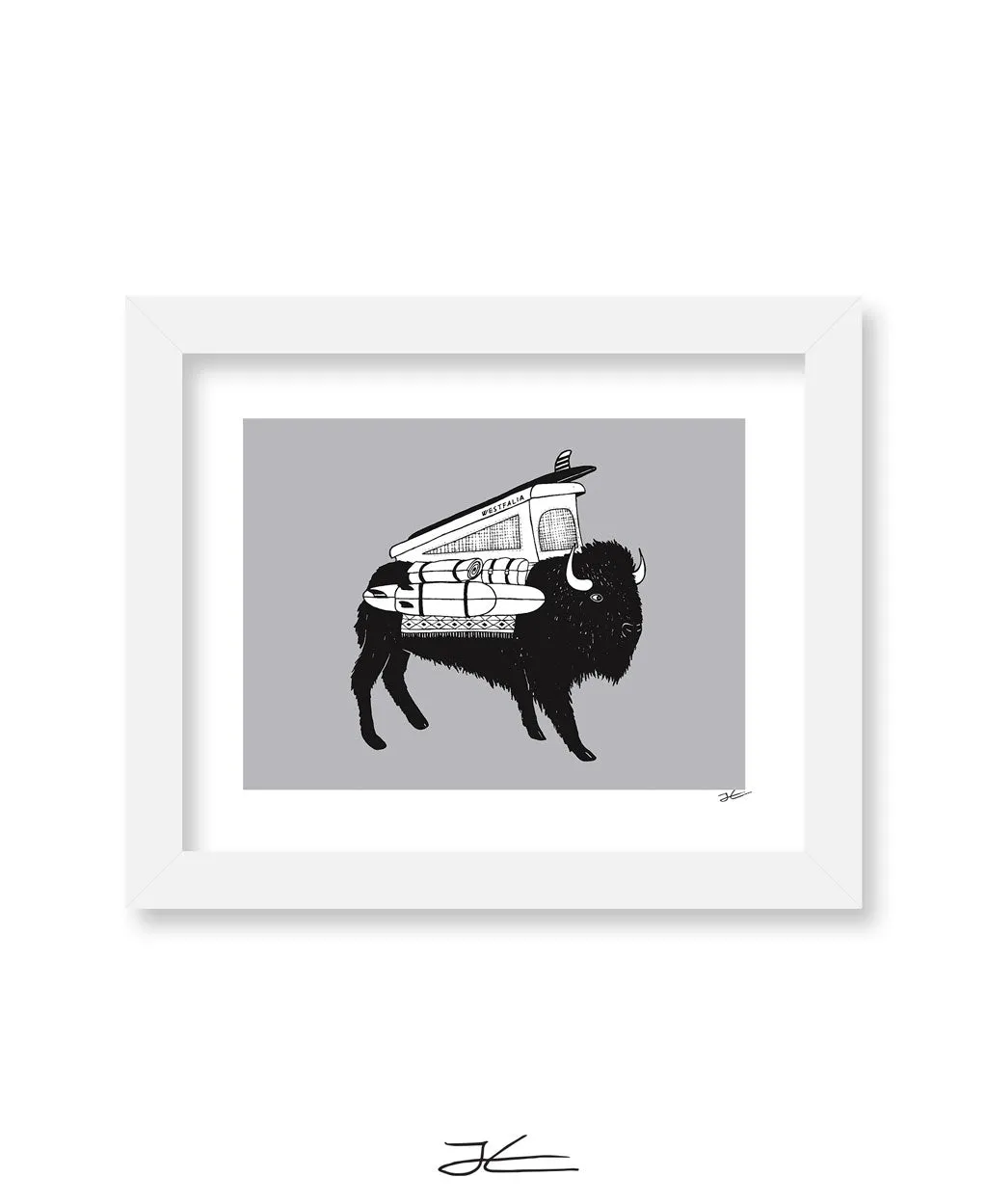 Buffalomobile - Print/ Framed Print