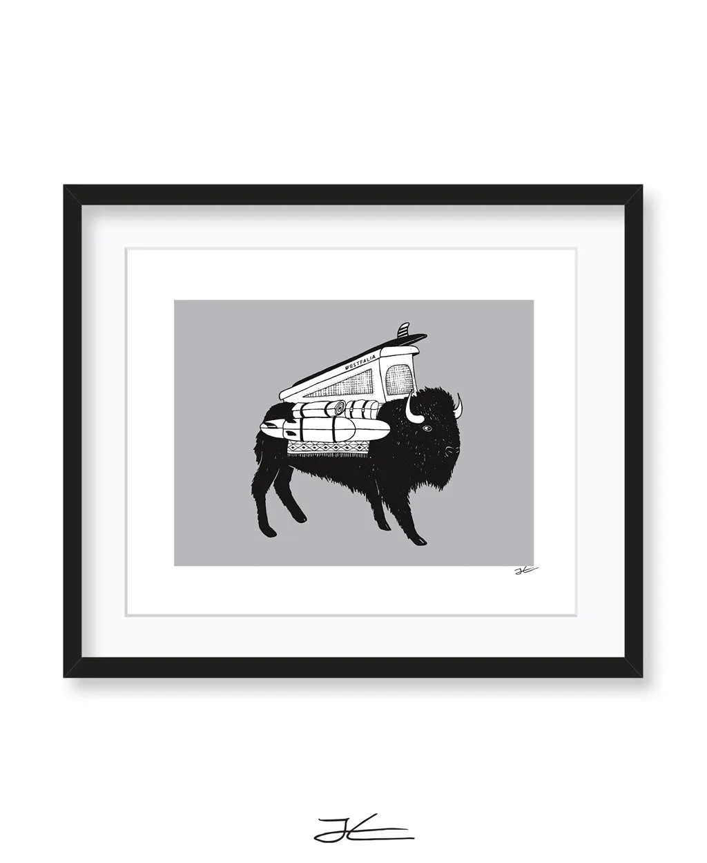 Buffalomobile - Print/ Framed Print