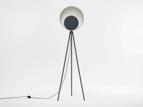 Charcoal grey diffuser floor lamp