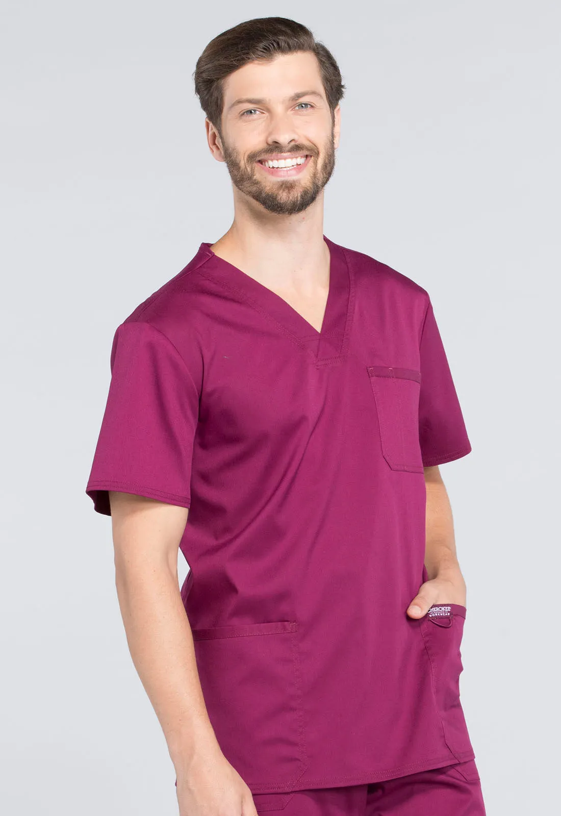 Cherokee Mens V-Neck Scrubs Set