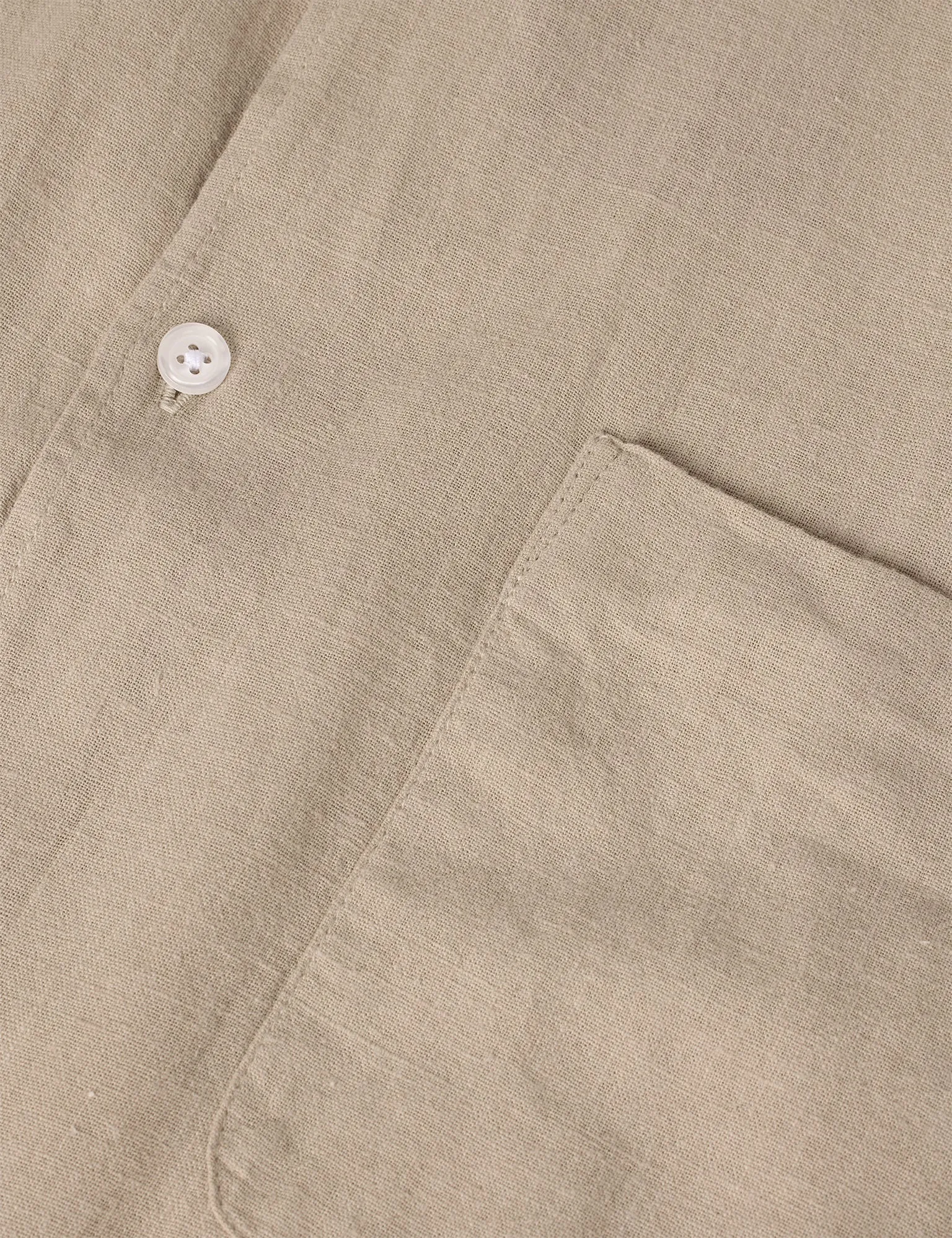 Cotton Linen Victor Shirt SS, Trench Coat