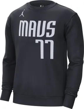 DALLAS MAVERICKS MENS JORDAN 22-23 STATEMENT LUKA DONČIĆ NAME & NUMBER CREW