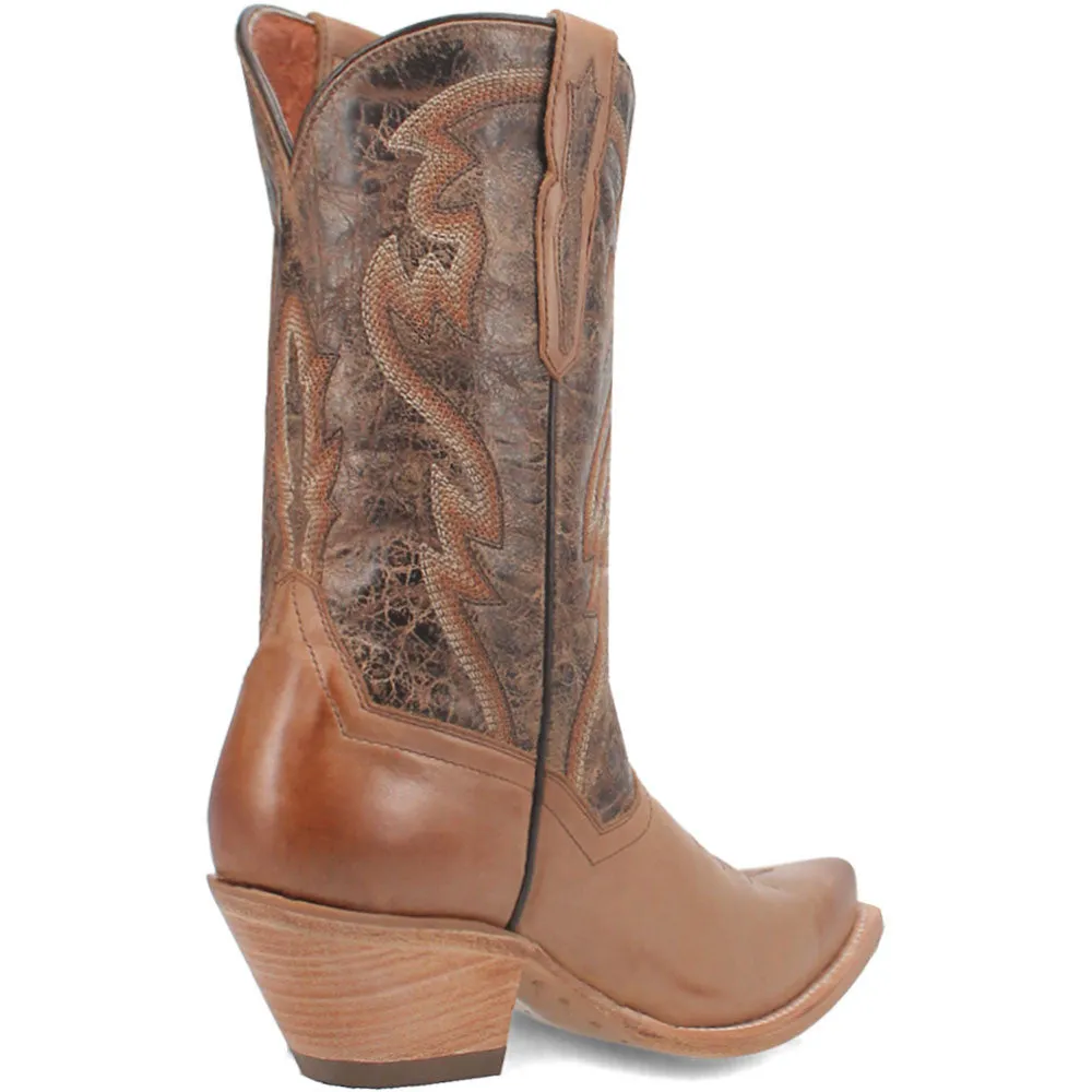 Dan Post Women's Tria Honey/Brown Western Boots