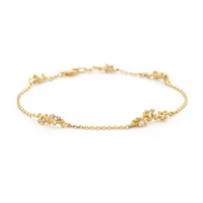 Diamond Bracelet with Granules