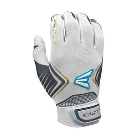 Easton 2022 Ghost Fastpitch Batting Glove - White/Charcoal/Gold