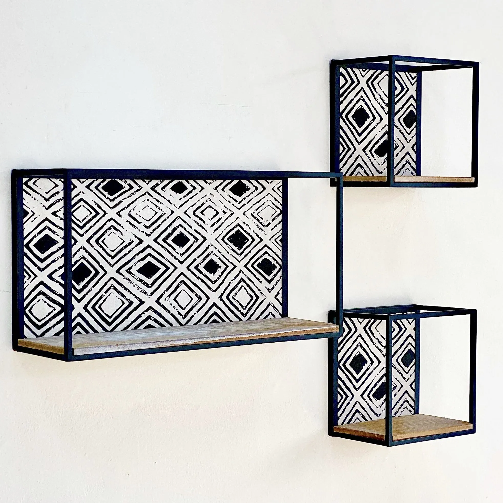 Ethnic Printed Shelves Set of 3