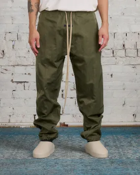 Fear of God Essentials Textured Nylon Track Pant Military