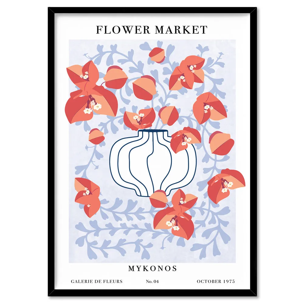 Flower Market | Mykonos - Art Print