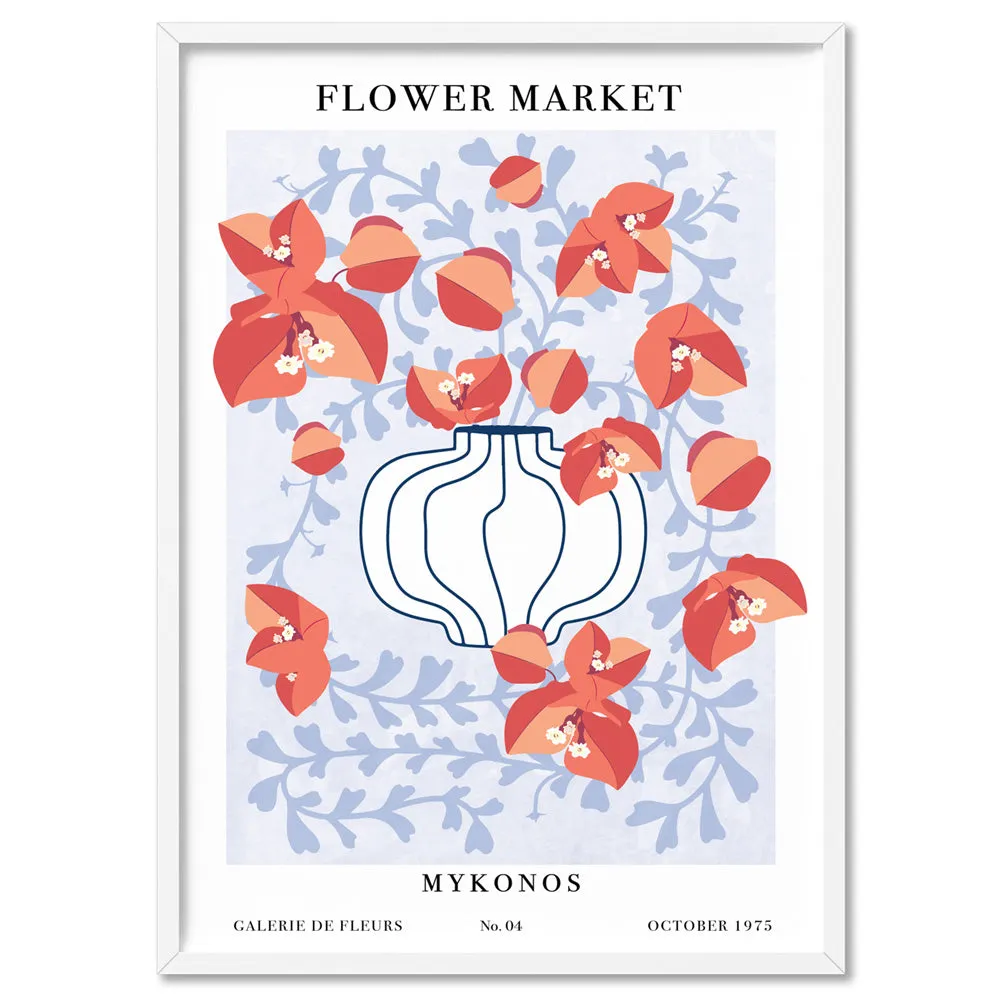 Flower Market | Mykonos - Art Print