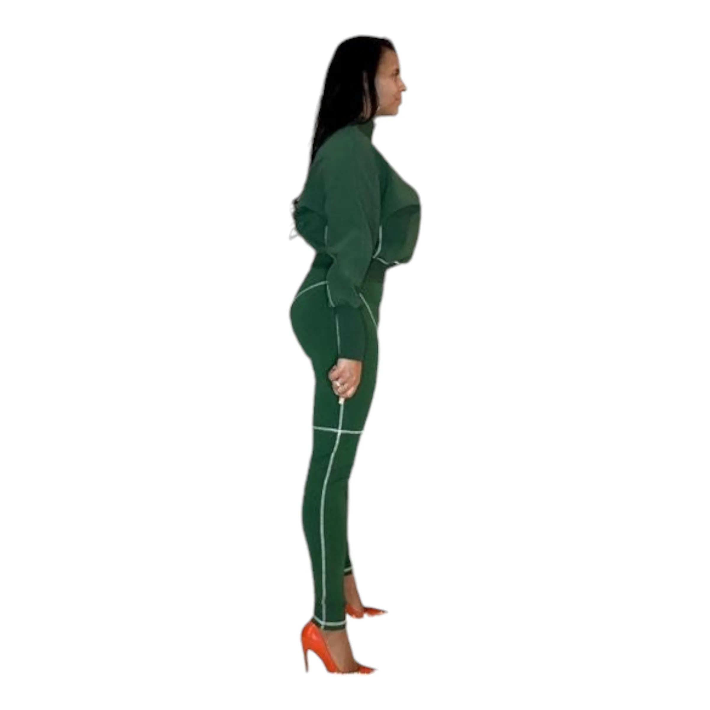 FW/24 SIA HER " Emerald" ROAD TRIP Leggings Set