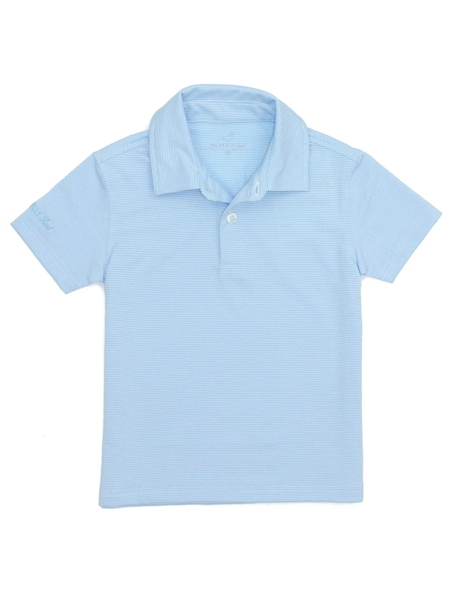 Gulfport Polo | Powder Blue Stripe