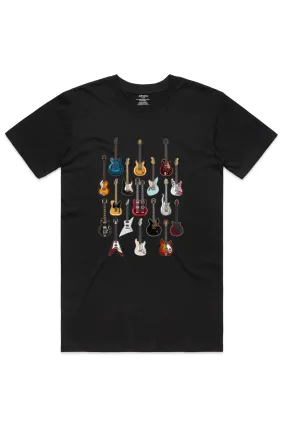 ?isthatso T-SHIRT - FAMOUS GUITARS - IM095