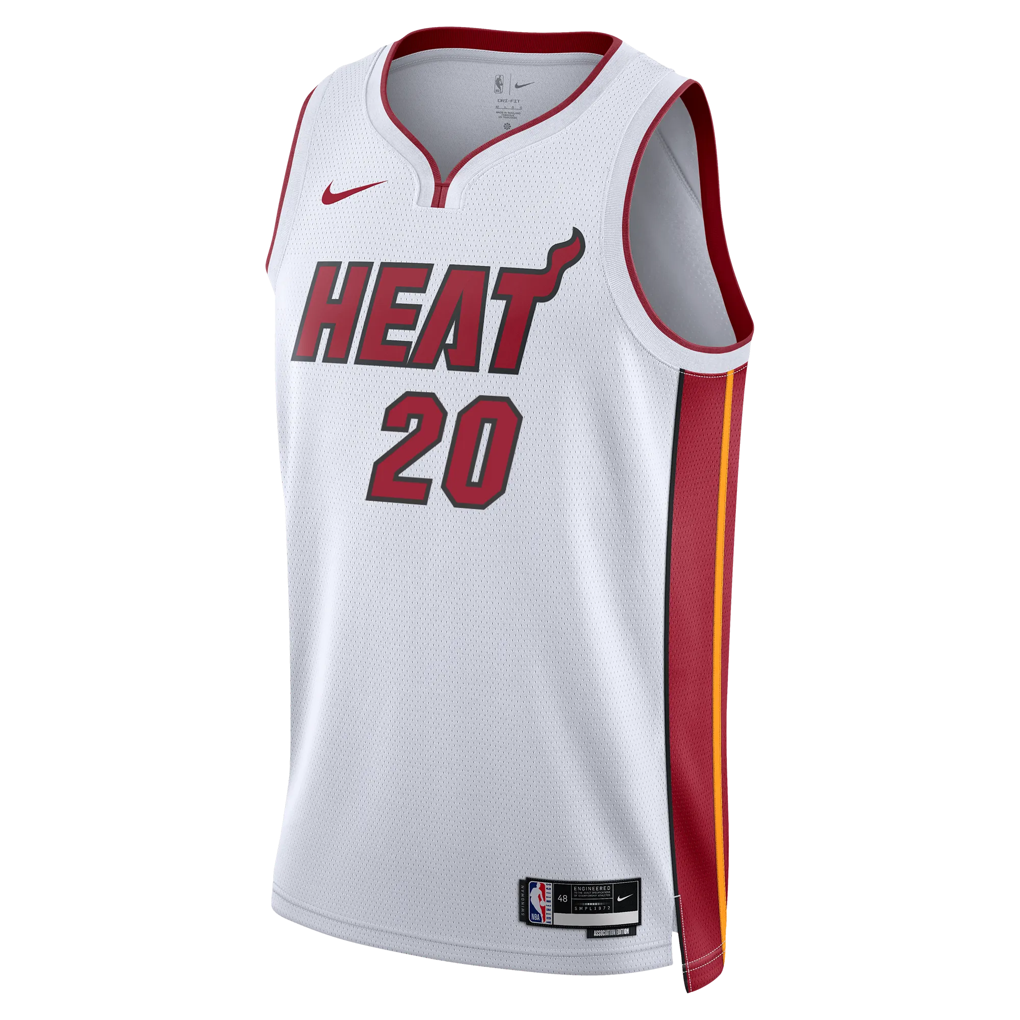 Keshad Johnson Nike Miami HEAT Association White Swingman Jersey