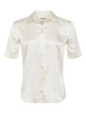 L'AGENCE ELLAH SHORT SLEEVE BLOUSE