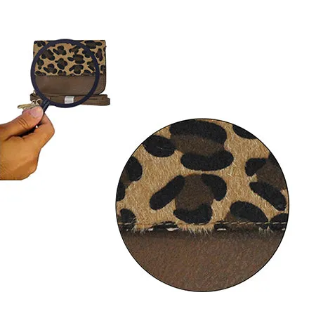 Leopard NGIL Faux Fur Clutch/Crossbody Bag