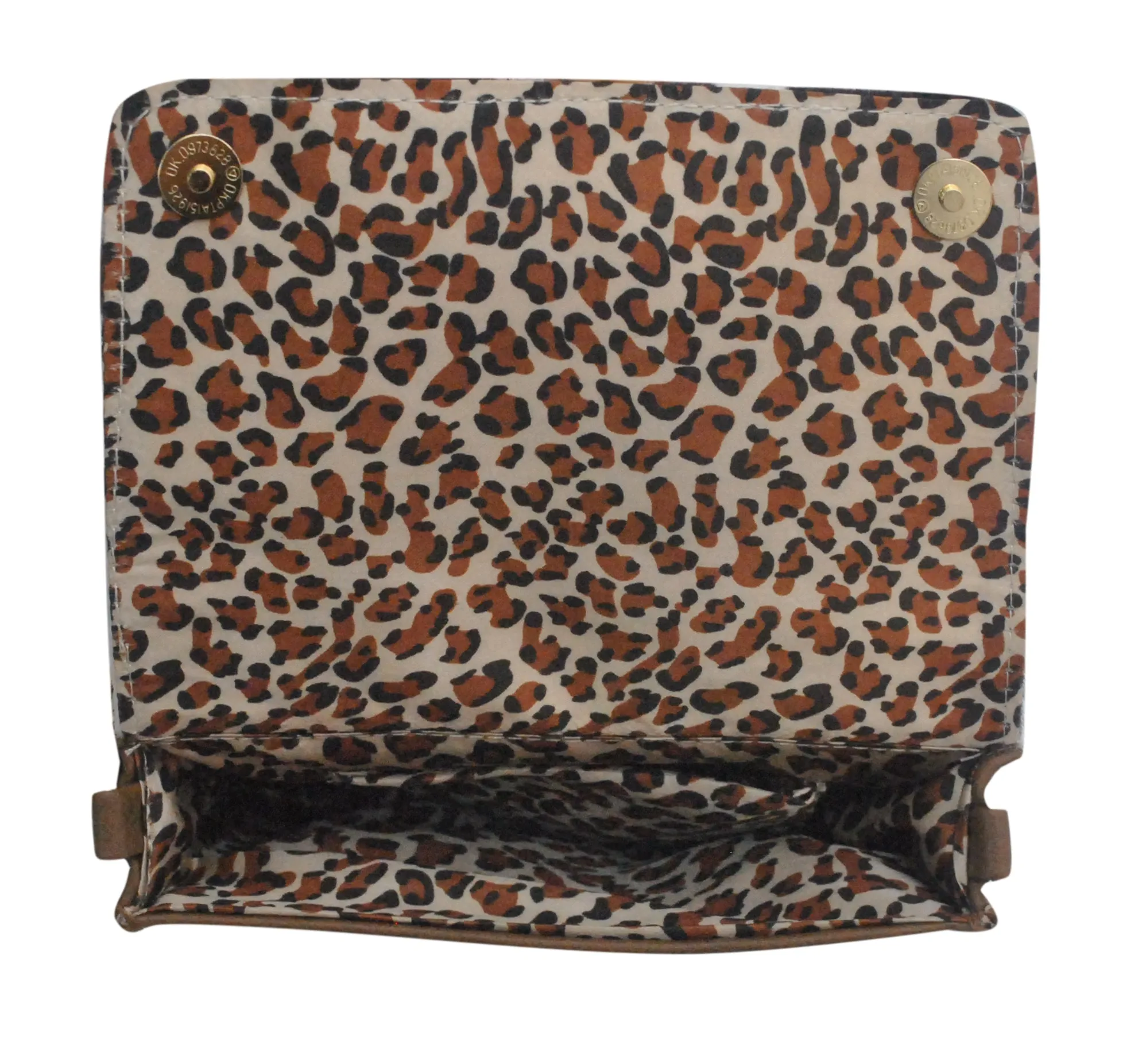 Leopard NGIL Faux Fur Clutch/Crossbody Bag