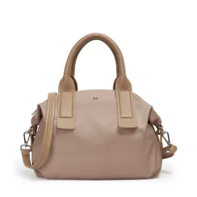 NOLAN MINI SATEEN NYLON HAND & SLING BAG BEIGE