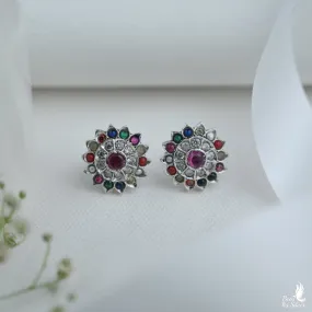 Oxidized Earring - 6160