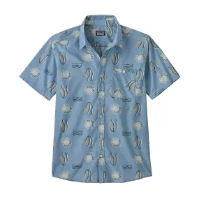 PATAGONIA GO TO SHIRT HOBSON SPACED / LAGO BLUE