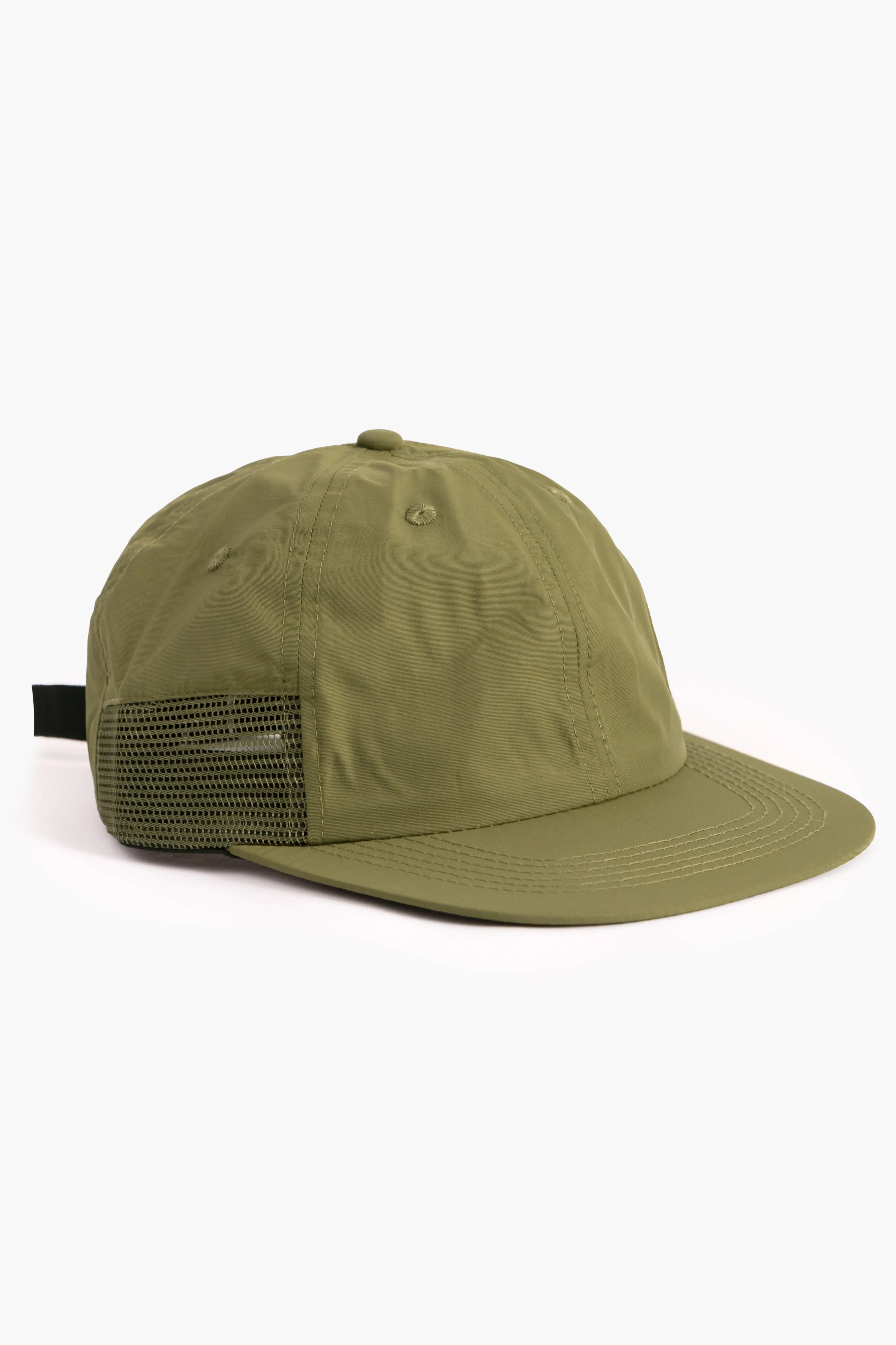 Power Goods - Perfect Nylon 6 Panel Mesh Cap - Olive