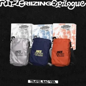 (PRE-ORDER) RIIZE - [RIIZING : EPILOGUE] 1st Mini Album SMART ALBUM LIMITED Edition TRAVEL BAG RIIZING SILVER (A) Version