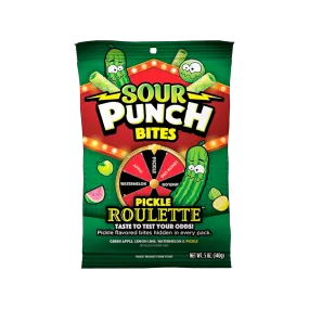 Sour Punch Bites Pickle Roulette