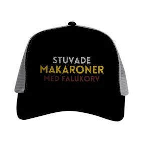 Stuvade makaroner med falukorv - Truckerkeps