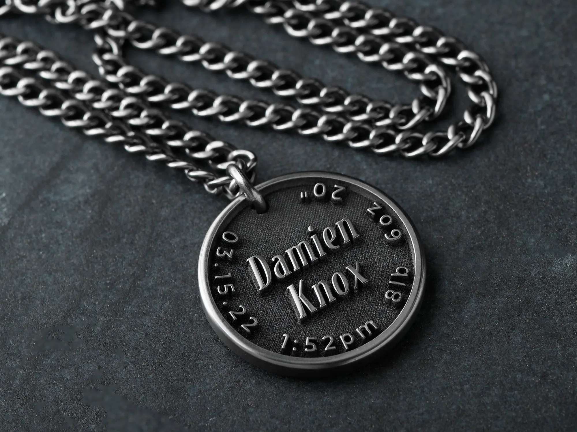 TITANIUM Custom Dad Necklace